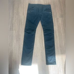 Balmain Moto Jean BLACK SZ 30